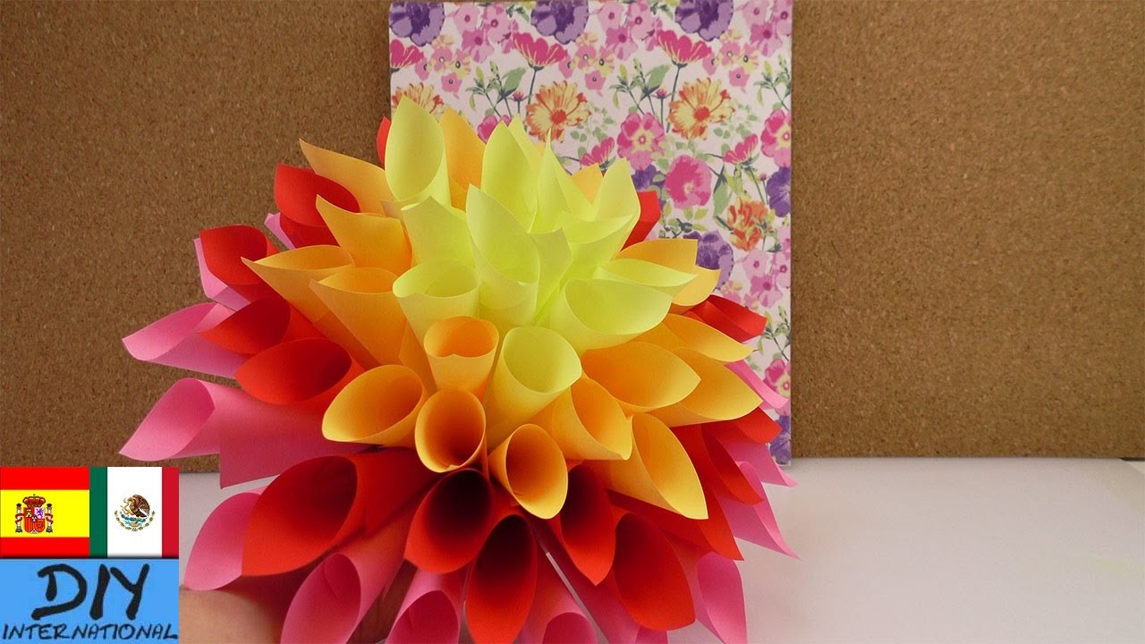 Flor de papel super gigante | Decoración primaveral