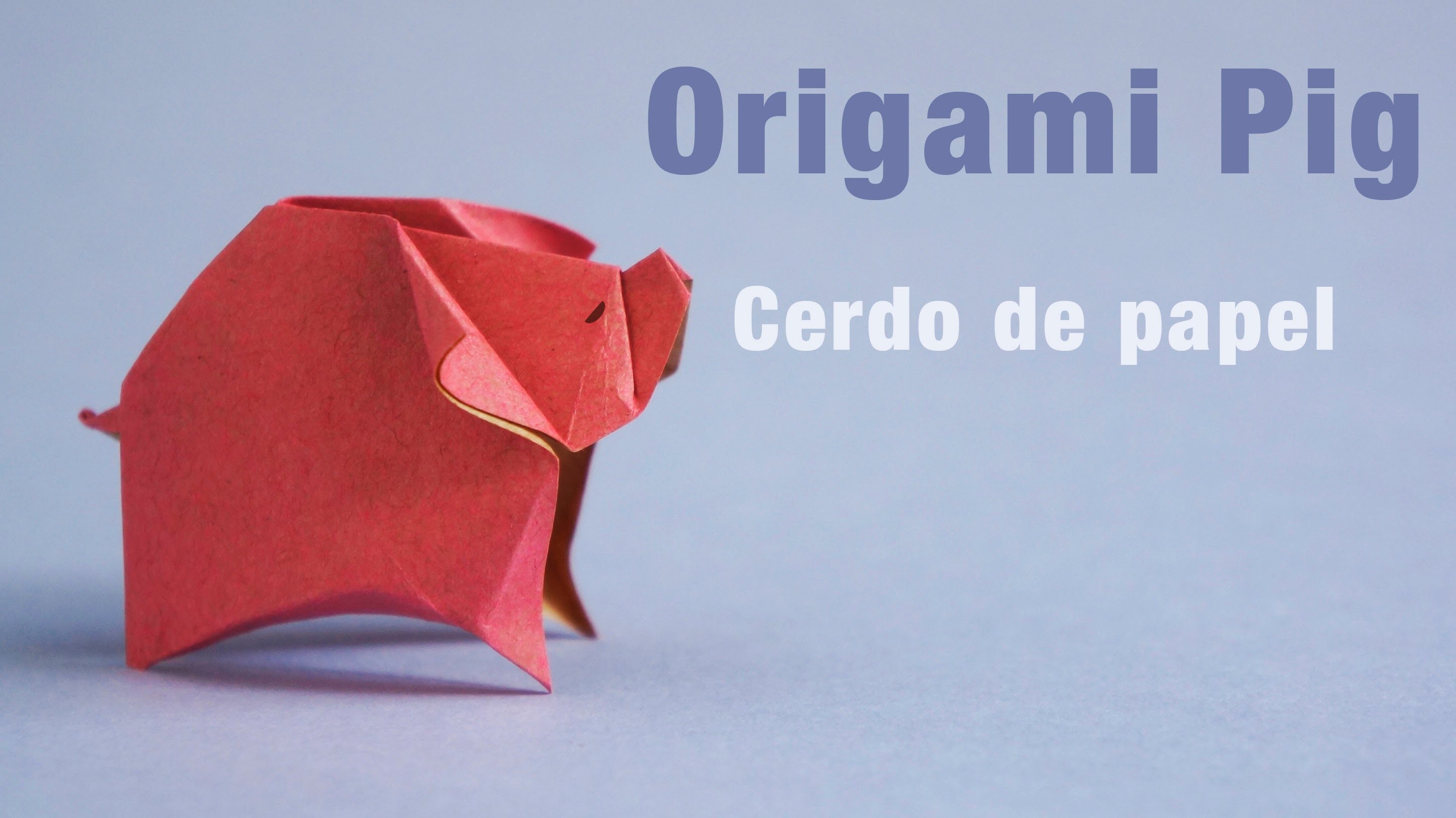 Origami Pig :: Cerdo en origami