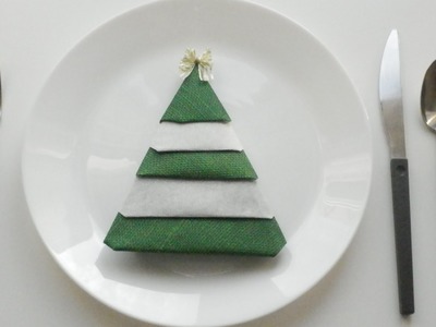 Adornos Navideños: Servilleta Arbol de Navidad | Christmas Decorations: Christmas Tree Napkin