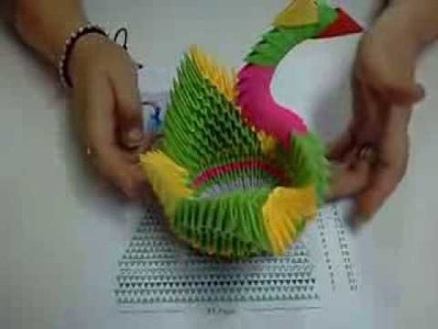 DIY Origami 3D Cisne Papiroflexia (3ra Parte) Easy Crafts