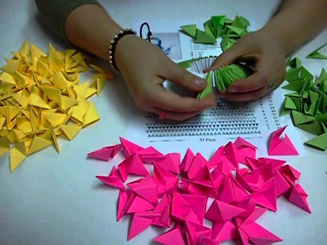 DIY Origami 3D Cisne Papiroflexia (1ra Parte) Easy Crafts