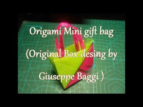 Origami  Mini Gift Bag (Desing by Giuseppe Baggi)