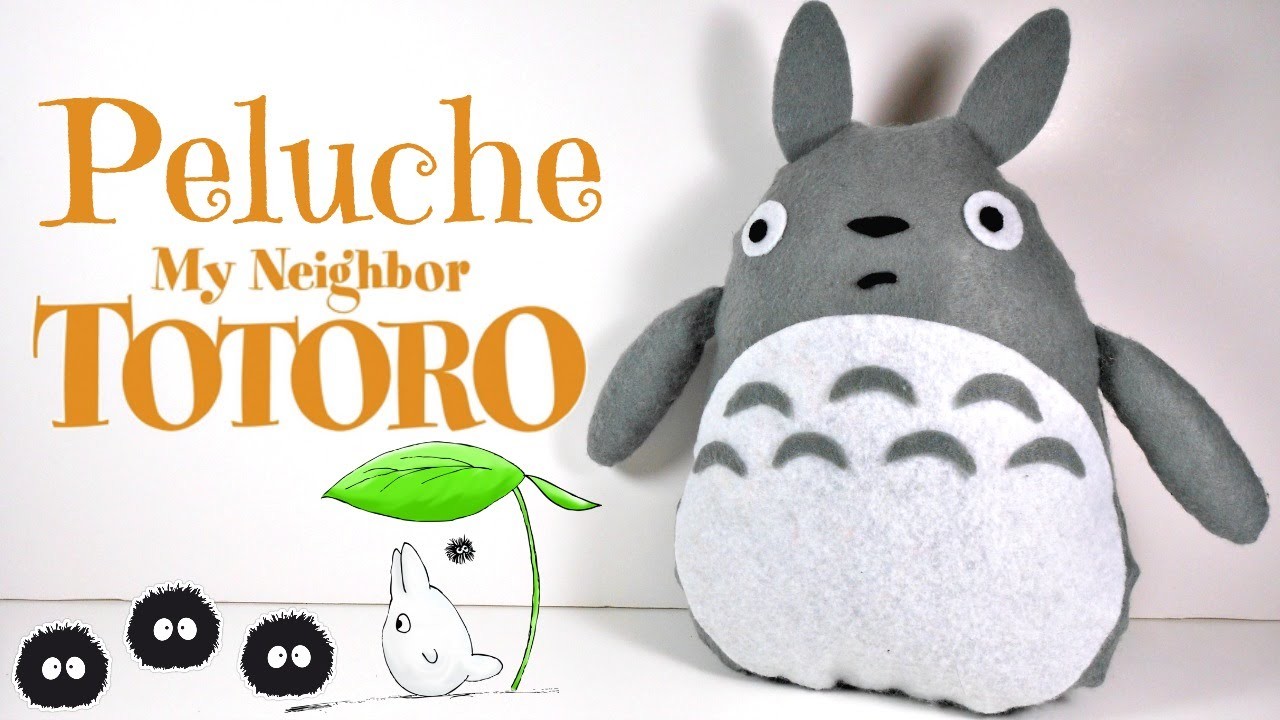 TUTORIAL: Cómo hacer un peluche de Totoro con fieltro (Fácil) | Mundo@Party