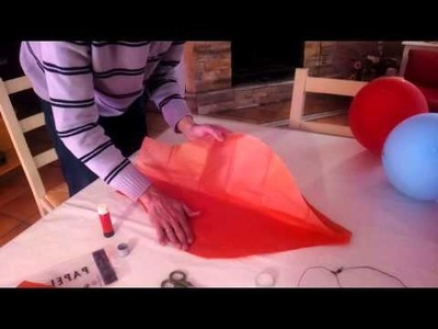 Como hacer un globo aerostatico