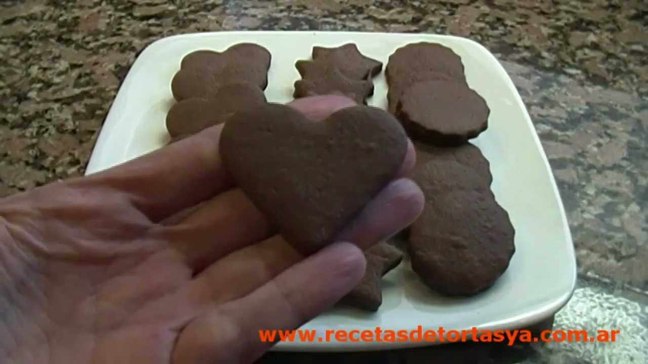 Galletitas de Chocolate - Masitas de Chocolate - Recetas de Tortas YA!