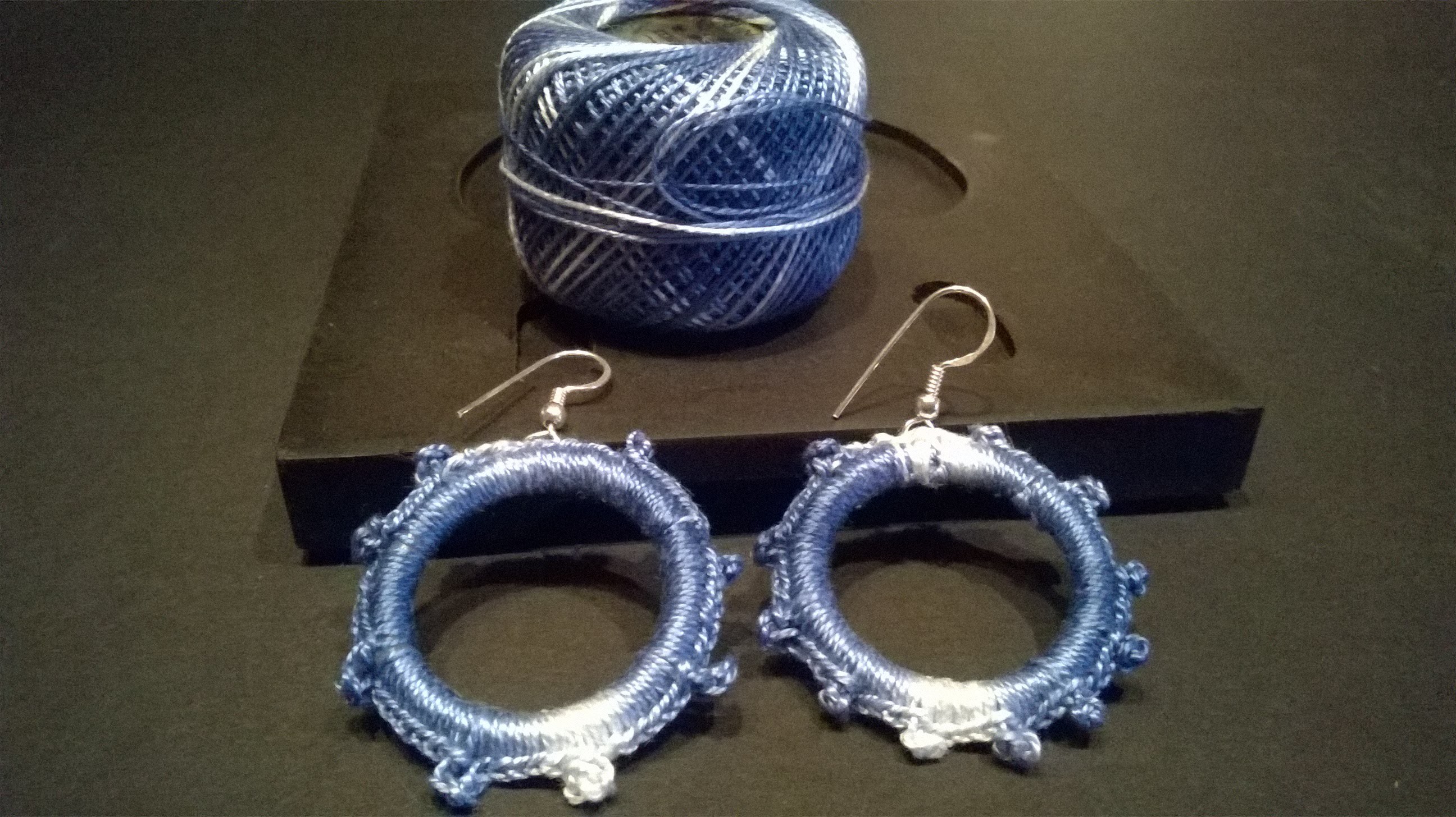 Pendientes: Aros "Luna Llena"