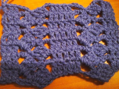 Puntada a crochet, fácil, sencilla y linda. Muestra No. 12