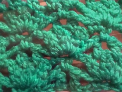 Puntada a crochet muy linda y fácil. Muestra No. 21