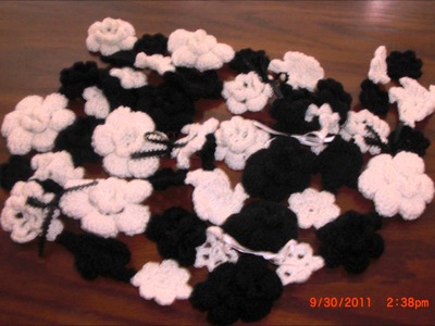 Agujas y Crochet:   Bolsas y flores