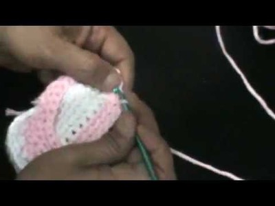 Botitas para bebe a crochet paso a paso parte 2