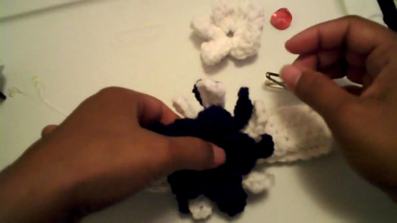 Cintillo con flor  (4ta parte) -Tutorial de tejido crochet