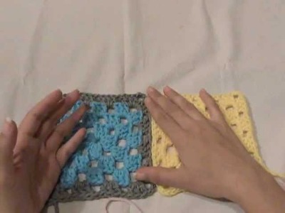 Como unir Granny Square (parte 1.2) | Básicos del Crochet #02