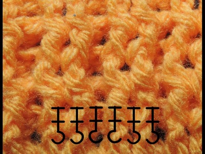 Curso Basico de Crochet : Punto Elastico Doble
