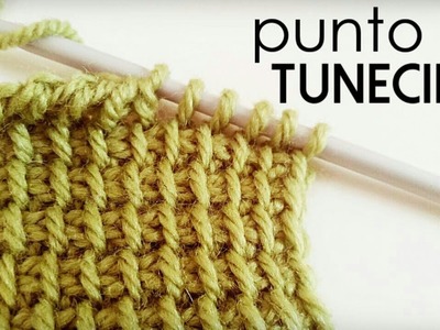 Punto Tunecino (Punto Básico o Punto Simple de Crochet Tunecino)