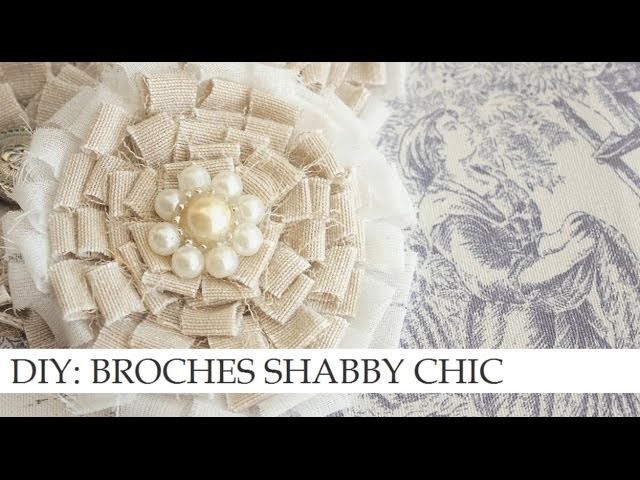 DIY: BROCHES VINTAGE ESTILO SHABBY CHIC