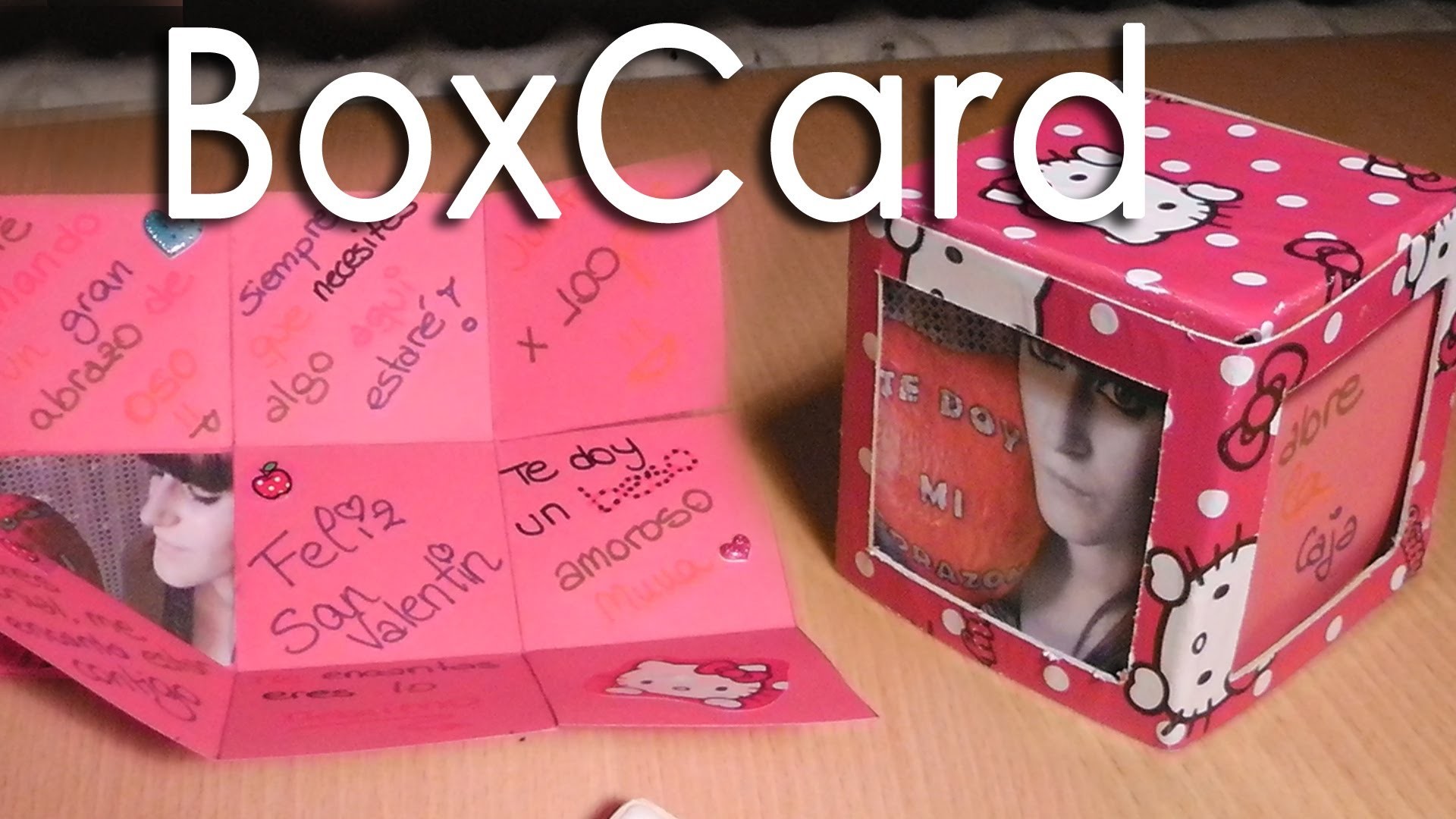 Scrapbook Boxcard (caja explosiva) || Manualidad para San Valentín