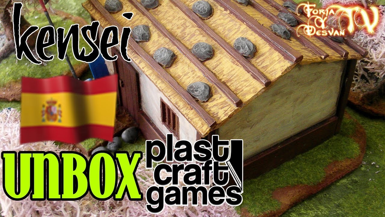 UNBOX KENSEI: VIVIENDA CAMPESINA 01 ESCENOGRAFIA PLAST CRAFT GAMES (ESPAÑOL)