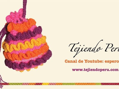 Cómo tejer un bolso a crochet con ondas en relieve (wiggly crochet bag)