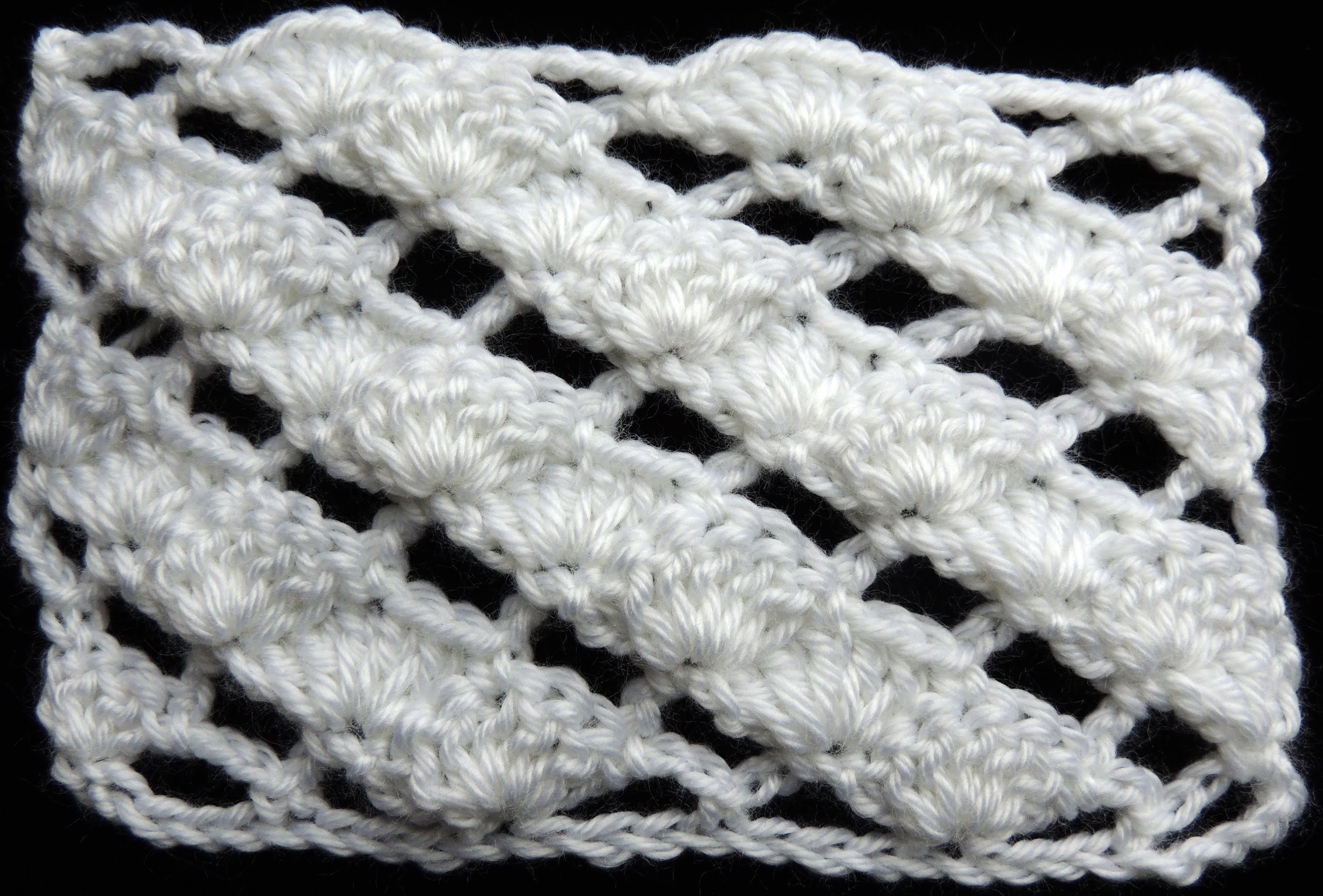 Crochet : Conchitas Diagonales