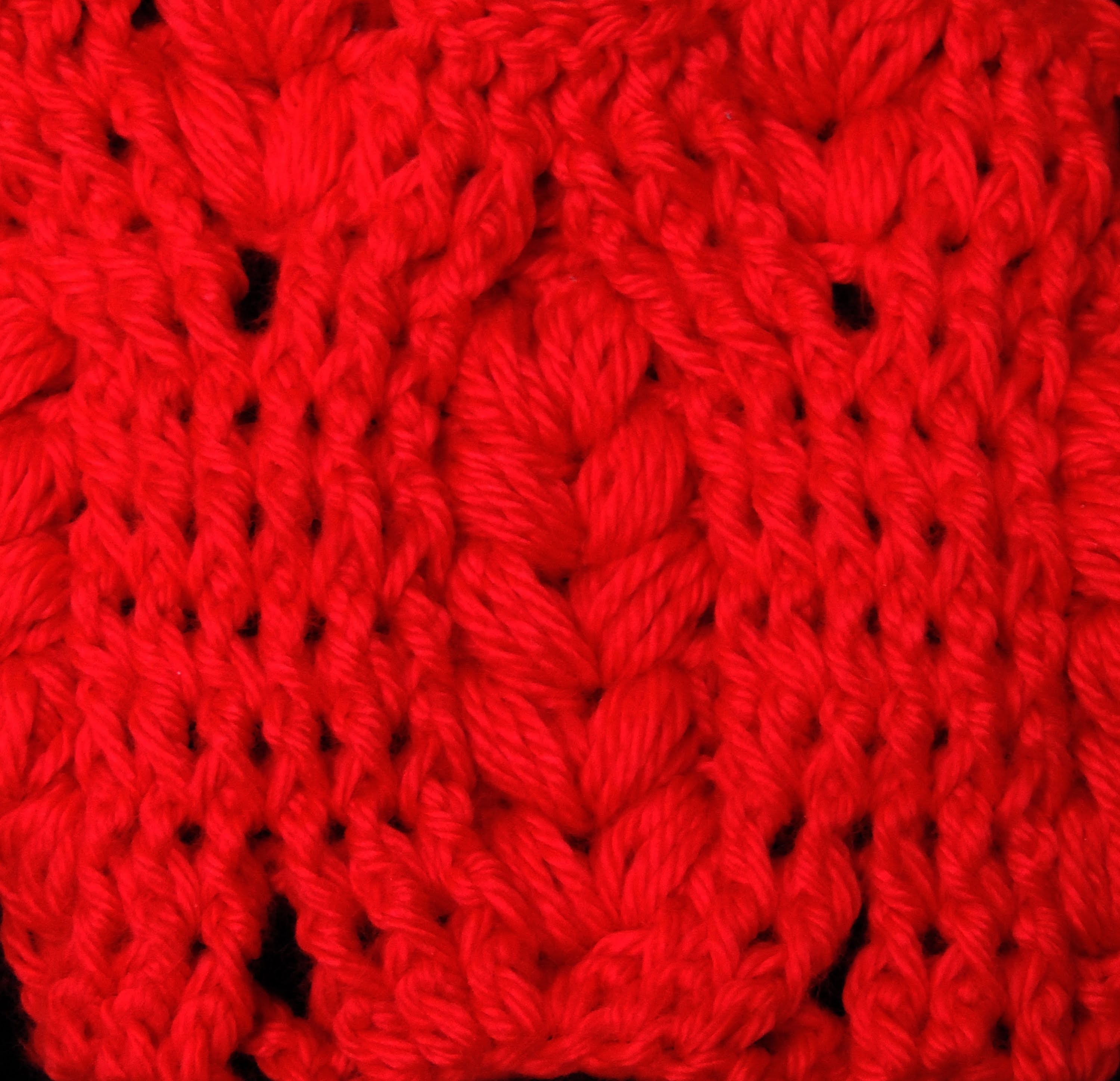 Crochet : Punto Esponjoso (Puff) con Relieve.  Parte 1 de 2