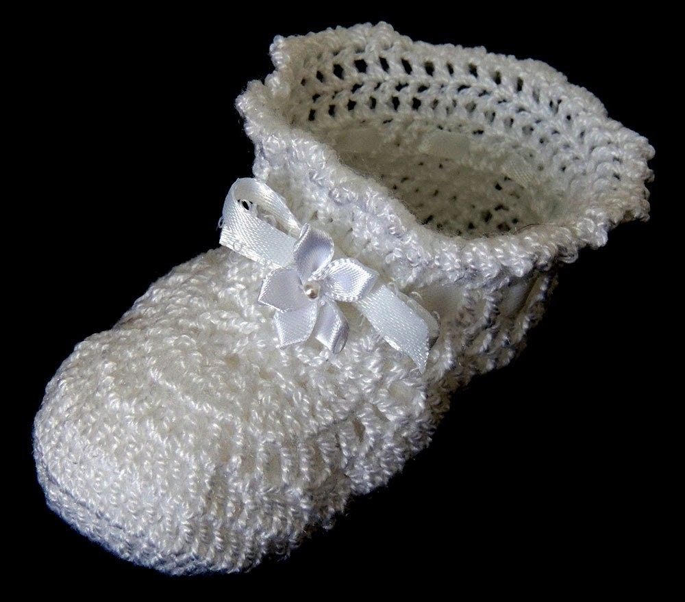 Crochet : Zapatito de Bebé.  Parte 2 de 2