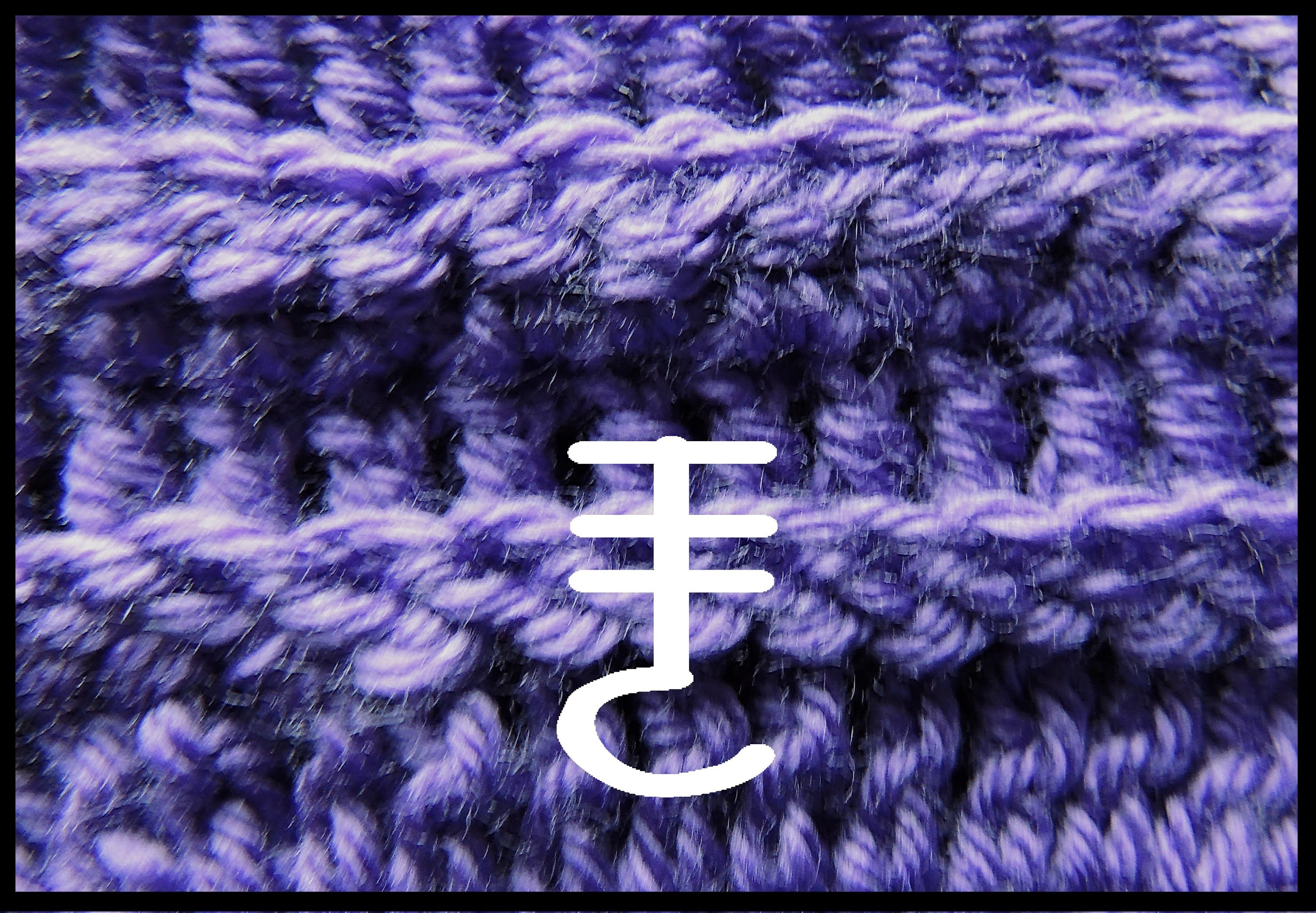 Curso Basico de Crochet : Doble Punto Alto tomado por la parte de atras