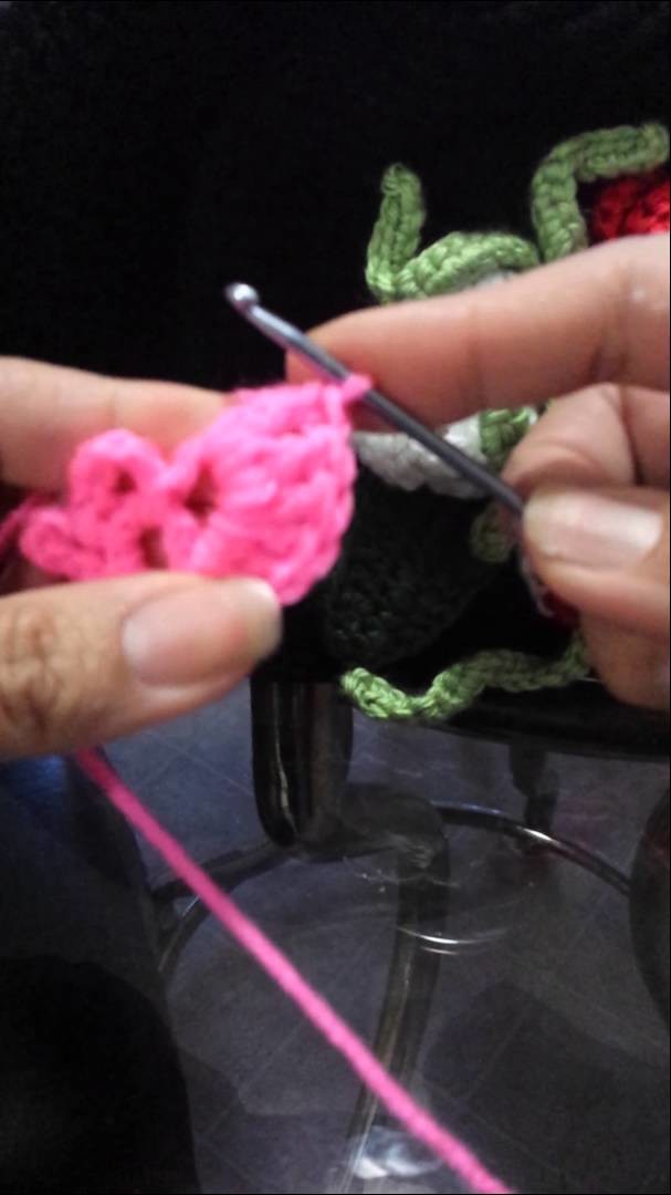 Flor en crochet sencillo principiantes