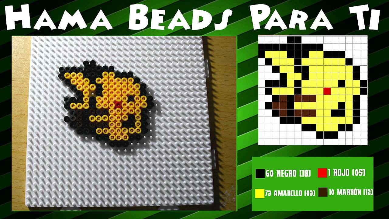 Pikachu - Tutorial Hama Beads
