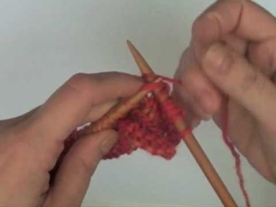 Tejer 2 Puntos Derechos Juntos (2PDj). Knit 2 Stitches Together (K2tog)