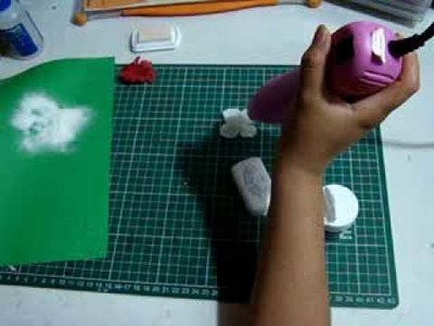 Flores con embossing