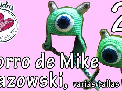 Gorro a crochet de Mike Wazowski - TUTORIAL, Pt 2 de 2.