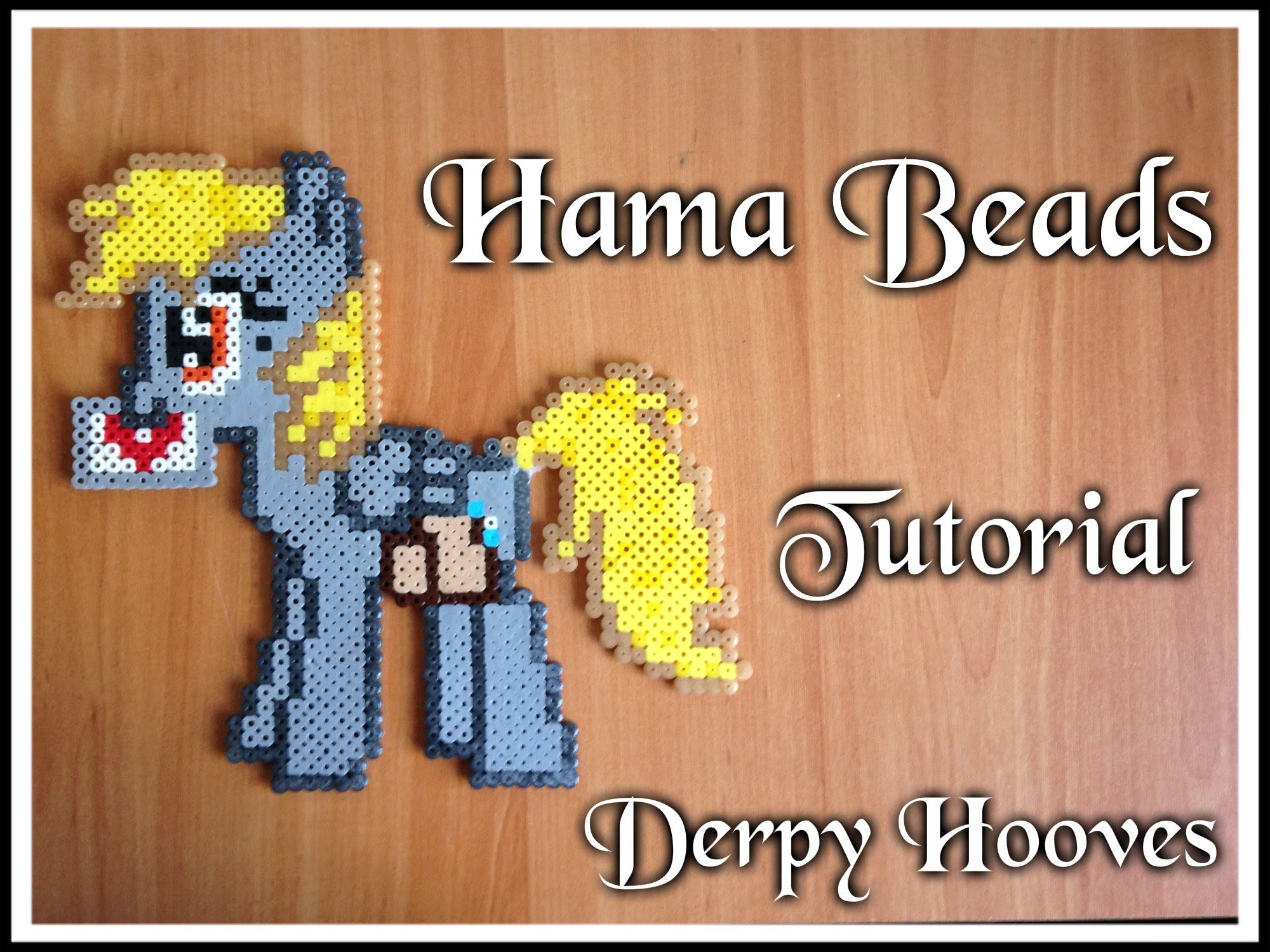 Hama Beads Tutorial | Derpy Hooves (My Little Pony)