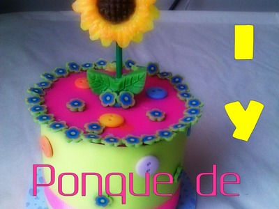 PONQUE DE CUMPLEAÑOS-DIY-How to,happy birthday- birthday cake