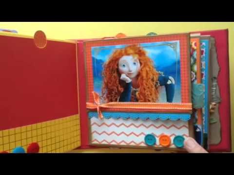 SCRAPBOOK album Toy Story and Brave