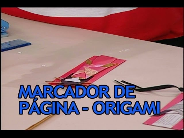 Artesanato - Marcador de pagina Origami (11.02.2014)