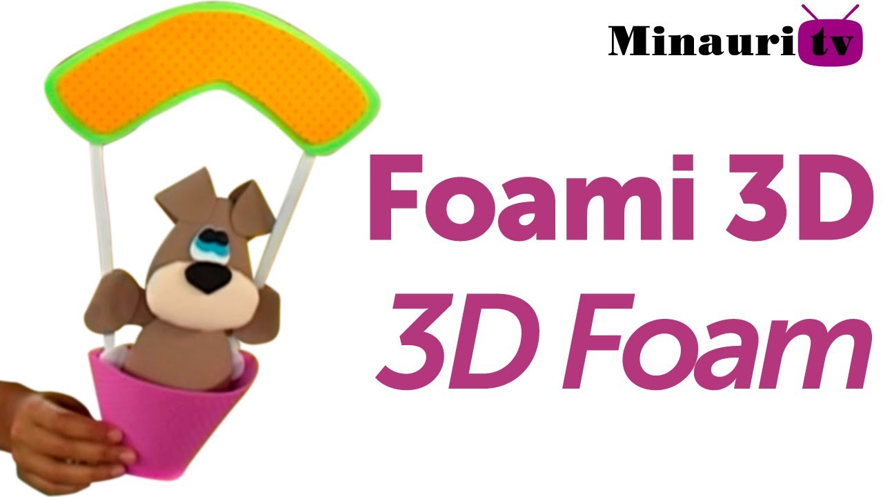 DIY Foamy 3D [ EVA. Microporoso  Cotillón - Fofucha. Party favors ]  by Mónica Villegas