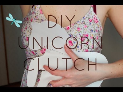 DIY Unicorn clutch (bolso de mano de unicornio)