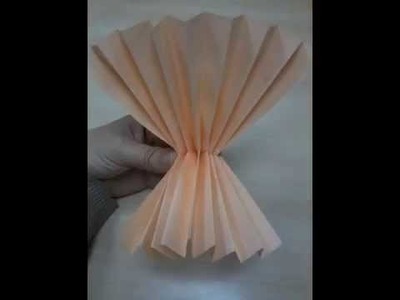 Envoltorio para ramos de flores de papel. Origami ambpaper