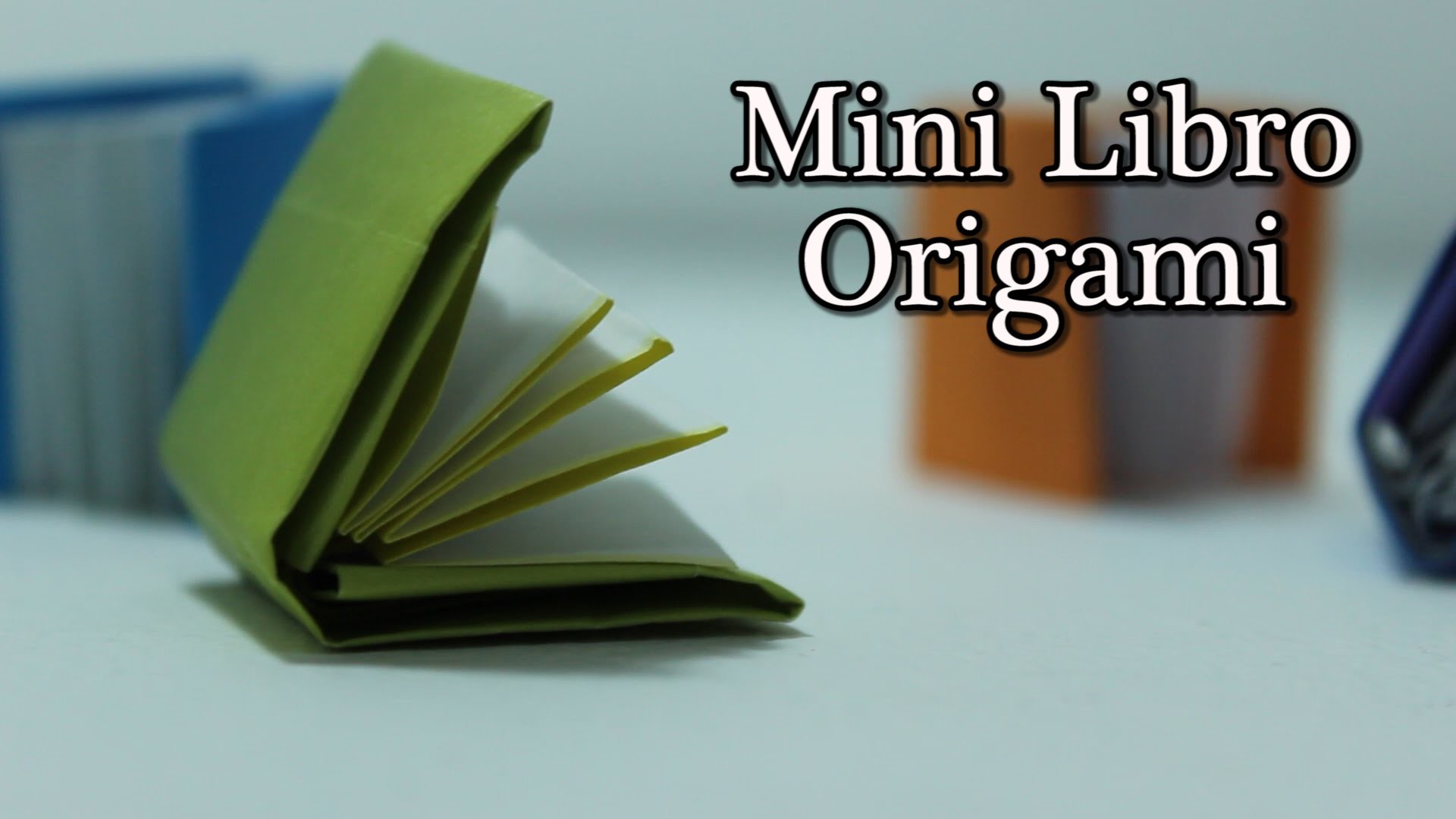 Mini Libro Origami - Mini Book Origami TUTORIAL
