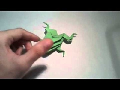 Origami   3D frog    [Origami - Papiroflexia]