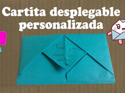 #Origami - Carta desplegable!! San Valentín #Love !!
