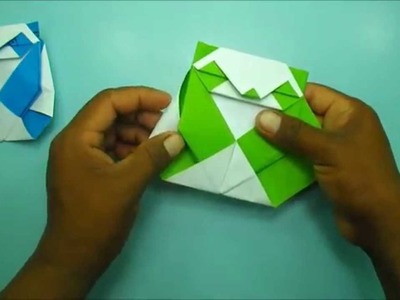 Origami - oso panda de papel ( origami bear paper )