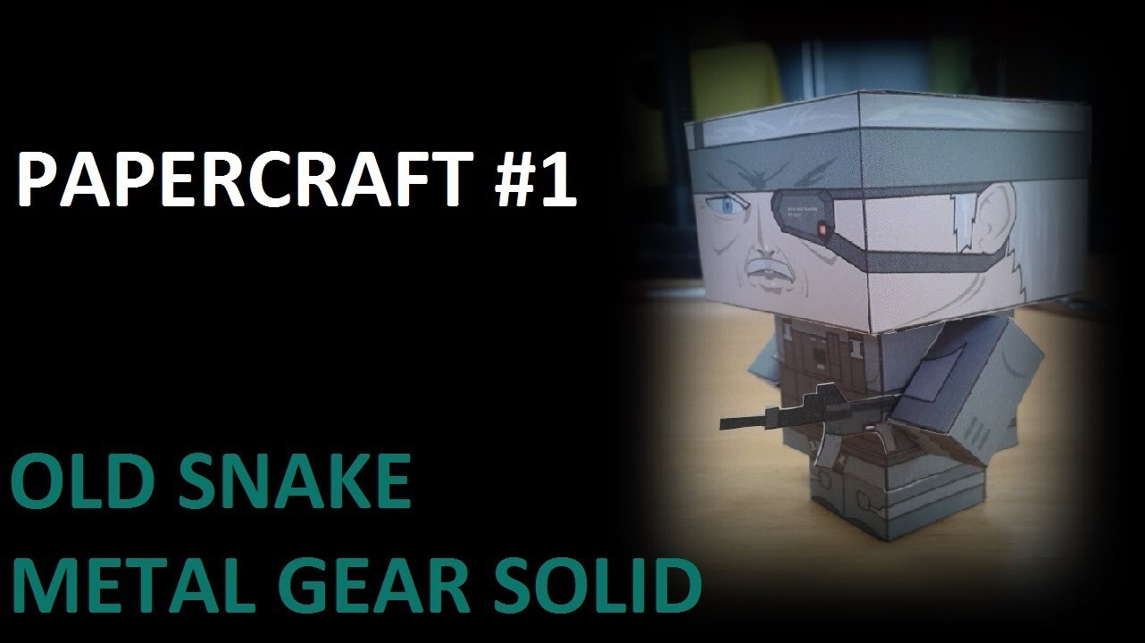 PaperCraft #1 Old Snake Metal Gear Solid