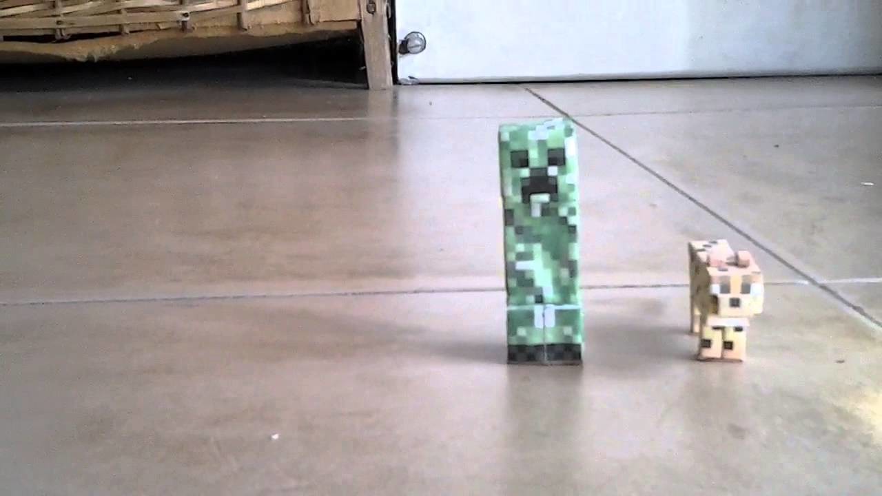 Papercraft #2 Creeper y Ocelote :'.