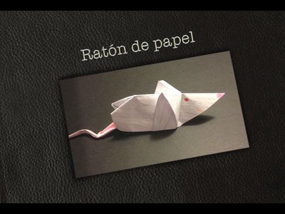 Raton de papel - origami