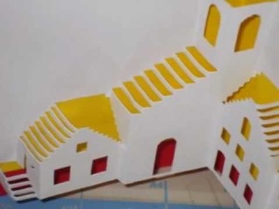 Tarjetas pop up y origami arquitectonico no.6