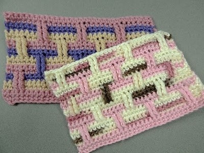 Crochet : Punto Ladrillo