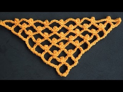 Crochet : Variacion Punto Red en "V"