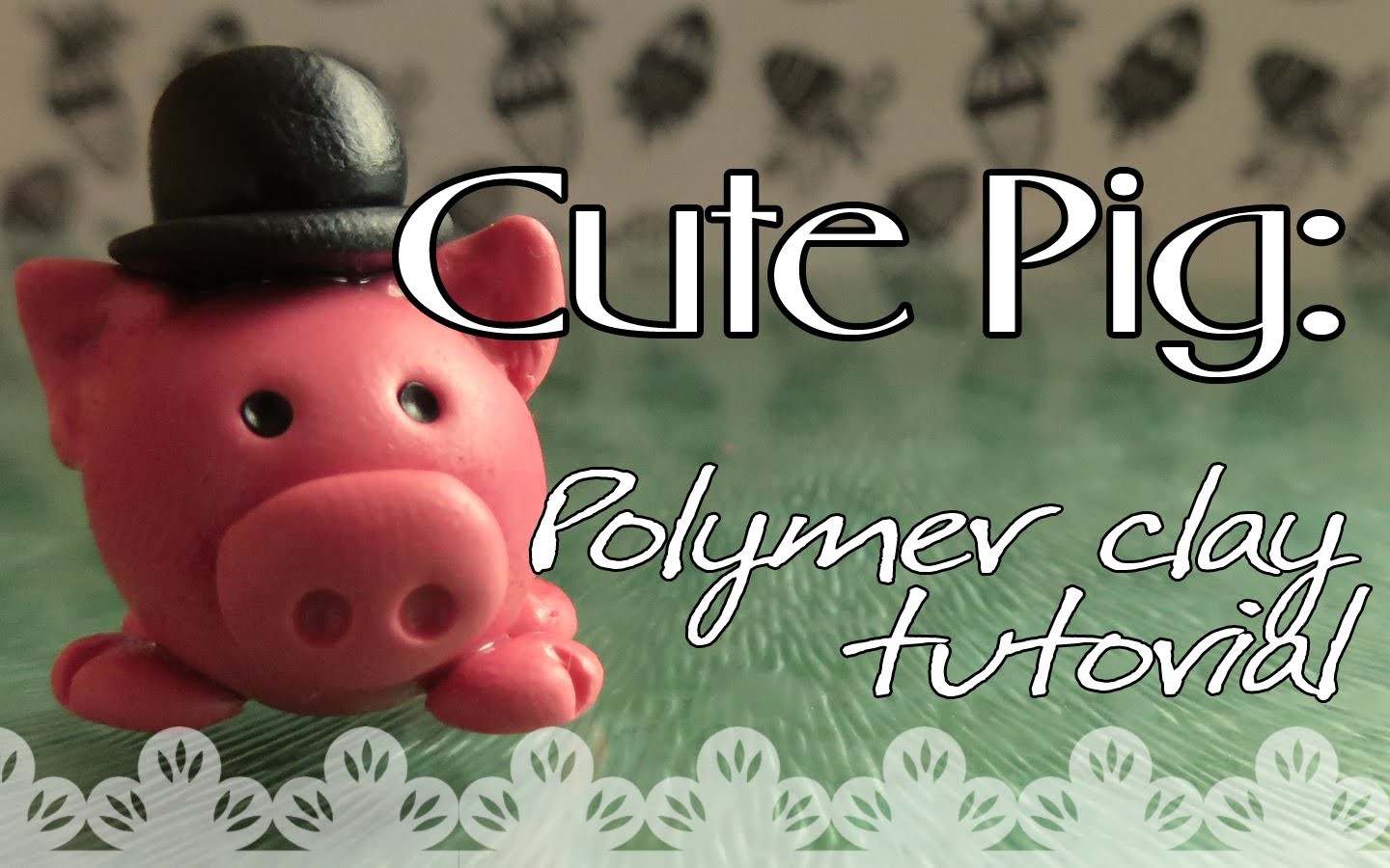 Cute Pig: Polymer clay tutorial | Cerdito: Tutorial Arcilla Polimérica