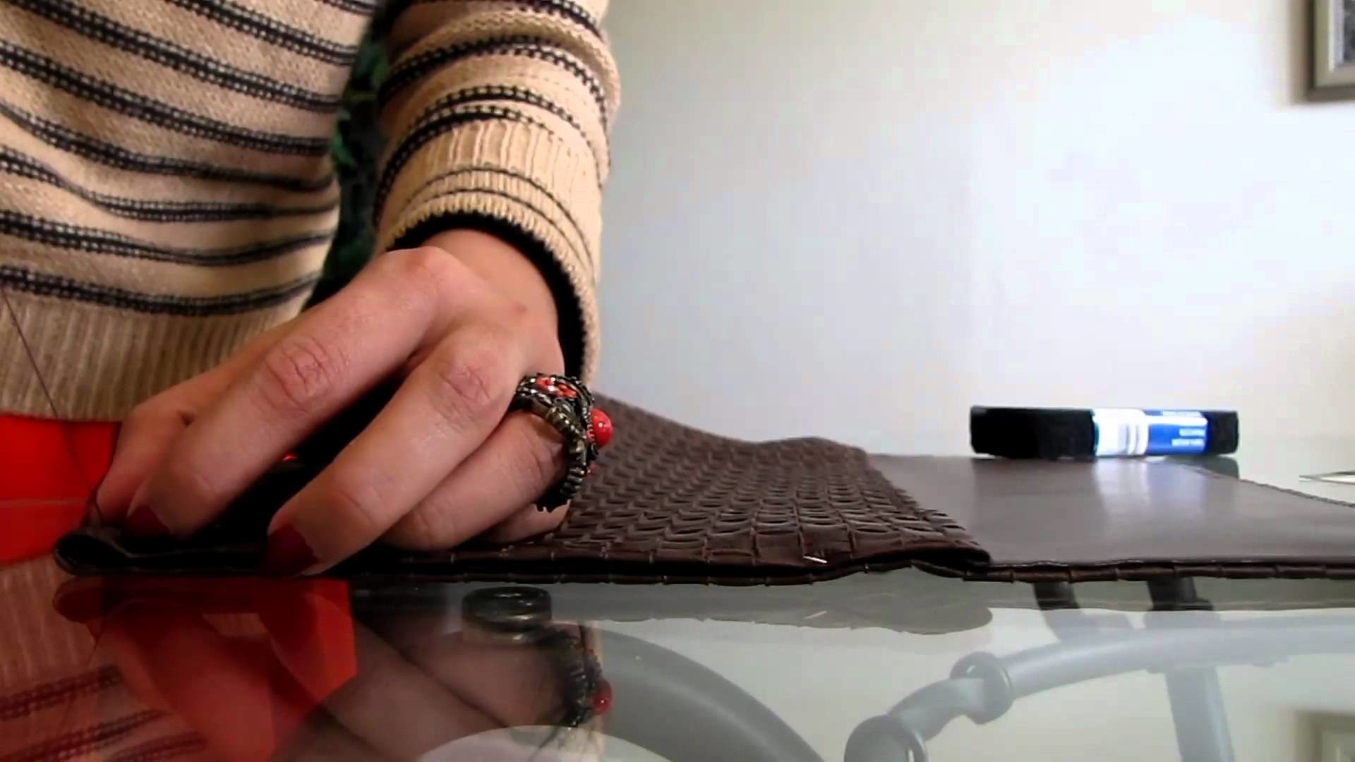 DIY: Bolso de mano facil y moderno (clutch handbag)